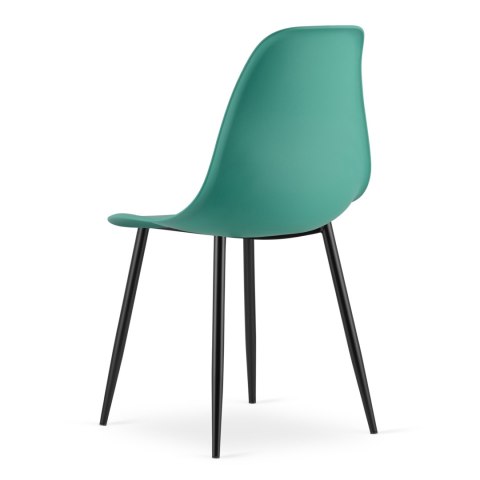 Krzesło WAT zielone / nogi czarne x 1