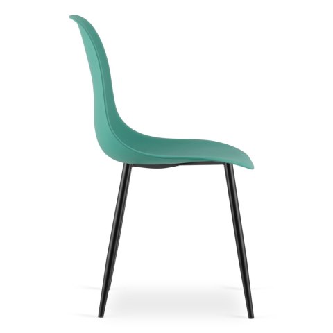 Krzesło WAT zielone / nogi czarne x 2