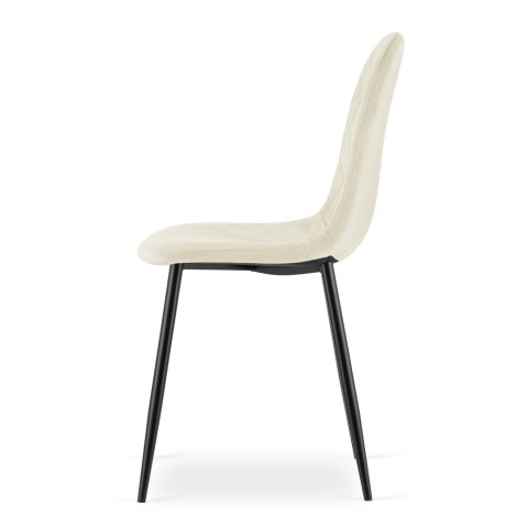 Krzesło ASTI - beż aksamit x 1