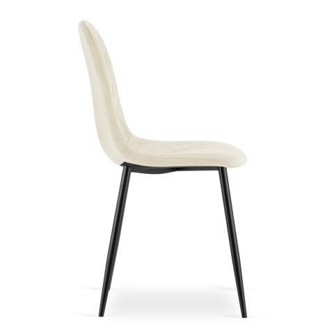 Krzesło ASTI - beż aksamit x 1