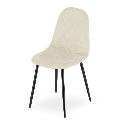 Krzesło ASTI - beż aksamit x 3