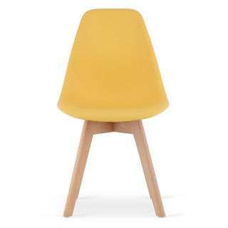 Krzesło KITO musztarda / nogi naturalne x 1