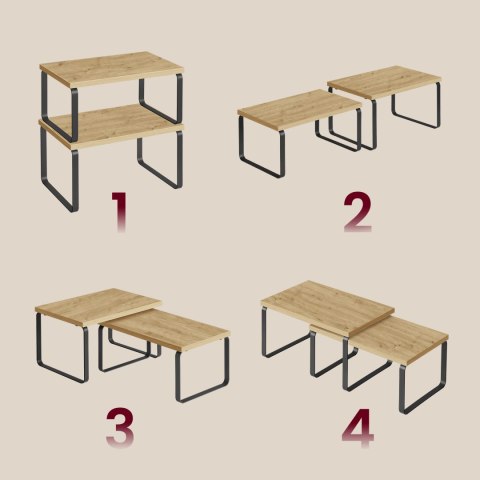 Półki kuchenne 2 szt - artisan -KCS02B88