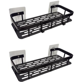 Półka łazienkowa 2szt - czarna