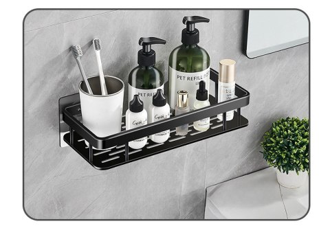 Półka łazienkowa 2szt - czarna
