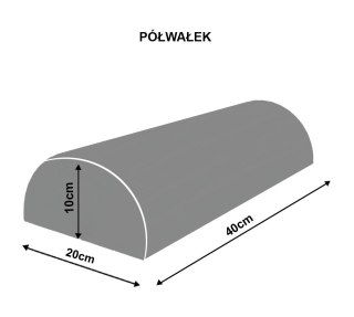 Półwałek - Akacja 10x40 cm