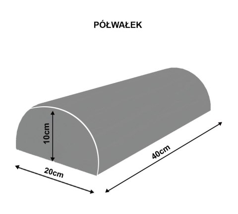 Półwałek - Akacja 10x40 cm