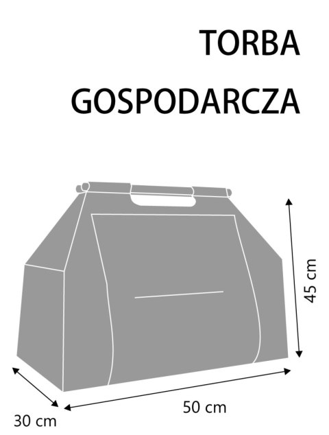 Torba na drewno kominkowe - ZIGZAG