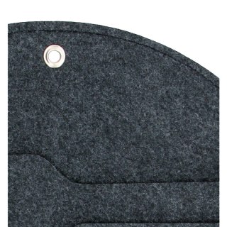 Organizer na ścianę Kółko z kieszeniami Antracyt L - 35 cm