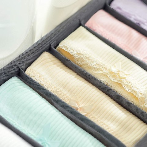 Organizer na bieliznę szary 4 sztuki