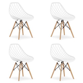 Krzesło SAKAI - białe x 4