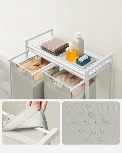 Kosz na pranie, szafka łazienkowa