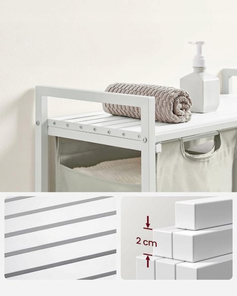 Kosz na pranie, szafka łazienkowa