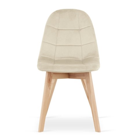 Krzesło BORA - beż aksamit x 1