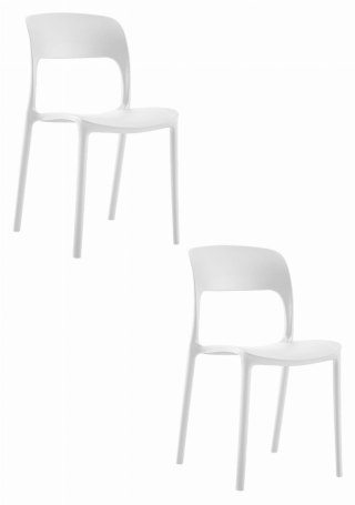 Krzesło IPOS - białe x 2
